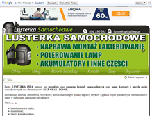Tablet Screenshot of lusterkapila.pl